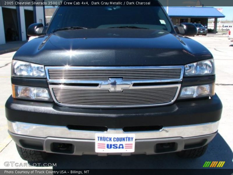 Dark Gray Metallic / Dark Charcoal 2005 Chevrolet Silverado 3500 LT Crew Cab 4x4