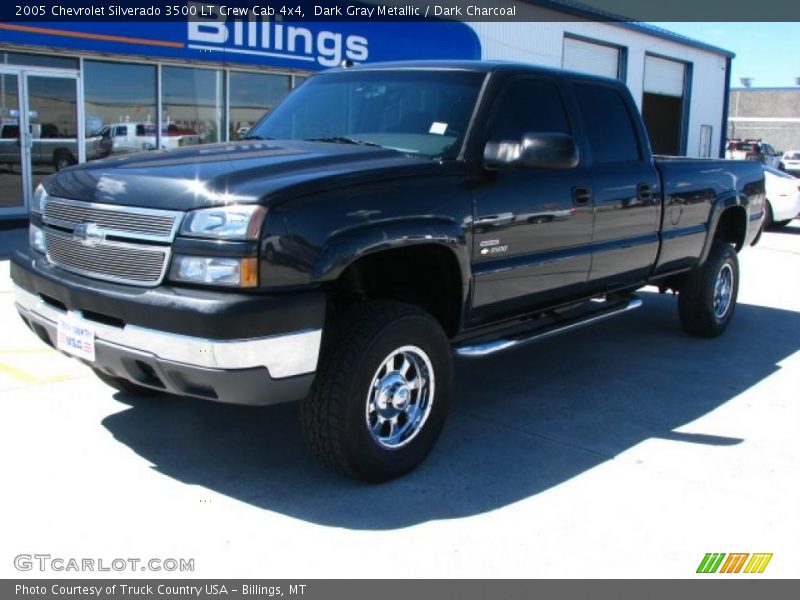 Dark Gray Metallic / Dark Charcoal 2005 Chevrolet Silverado 3500 LT Crew Cab 4x4
