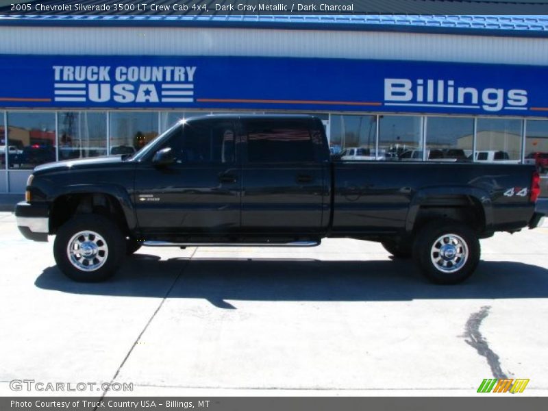 Dark Gray Metallic / Dark Charcoal 2005 Chevrolet Silverado 3500 LT Crew Cab 4x4