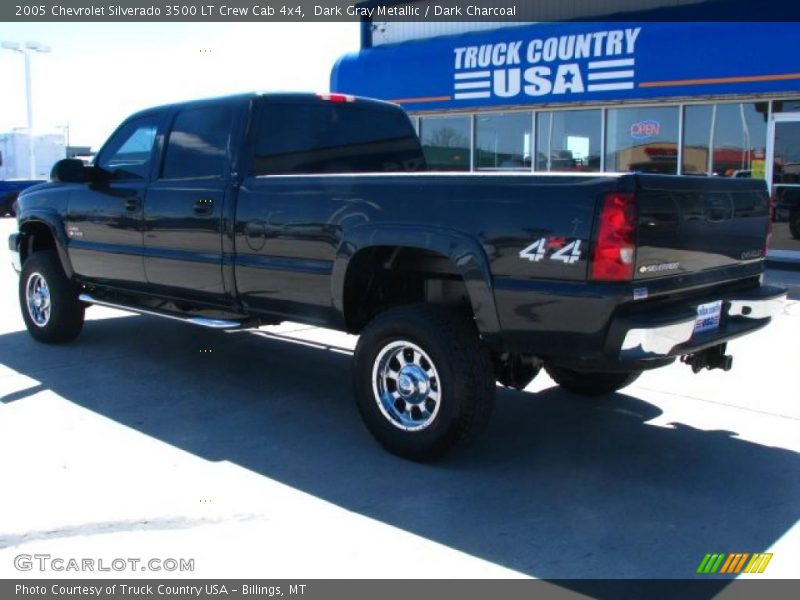 Dark Gray Metallic / Dark Charcoal 2005 Chevrolet Silverado 3500 LT Crew Cab 4x4