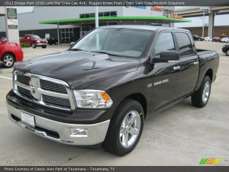 Rugged Brown Pearl / Dark Slate Gray/Medium Graystone 2011 Dodge Ram 1500 Lone Star Crew Cab 4x4