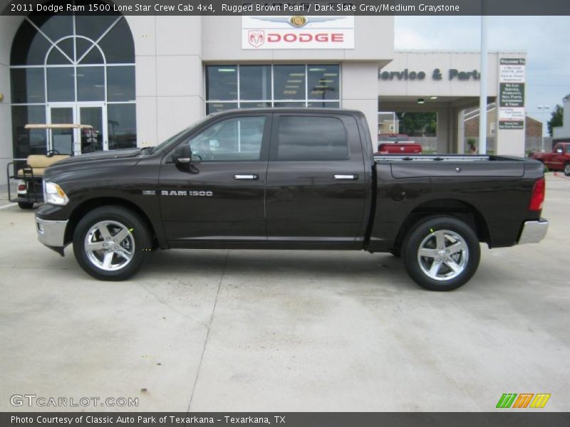 Rugged Brown Pearl / Dark Slate Gray/Medium Graystone 2011 Dodge Ram 1500 Lone Star Crew Cab 4x4