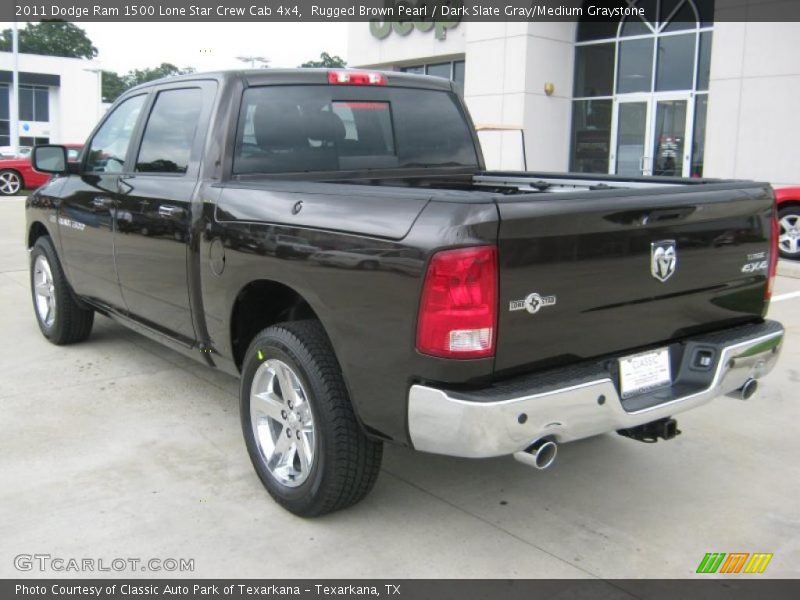 Rugged Brown Pearl / Dark Slate Gray/Medium Graystone 2011 Dodge Ram 1500 Lone Star Crew Cab 4x4