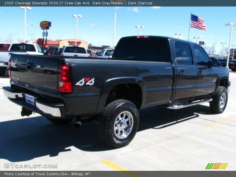 Dark Gray Metallic / Dark Charcoal 2005 Chevrolet Silverado 3500 LT Crew Cab 4x4