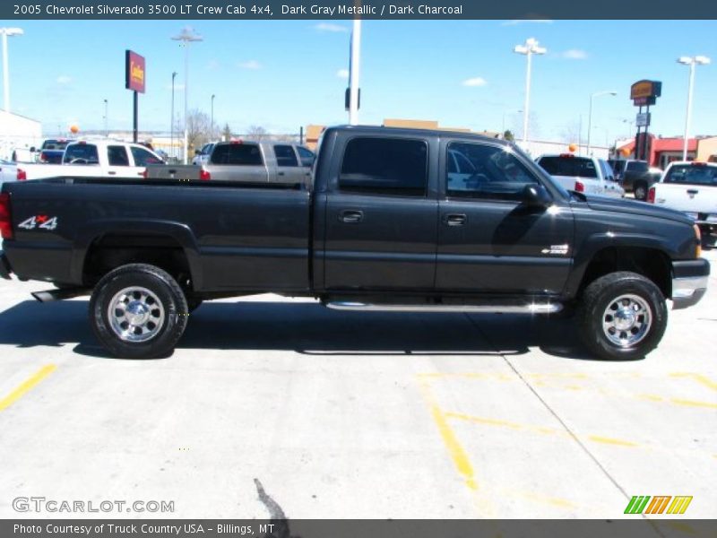 Dark Gray Metallic / Dark Charcoal 2005 Chevrolet Silverado 3500 LT Crew Cab 4x4