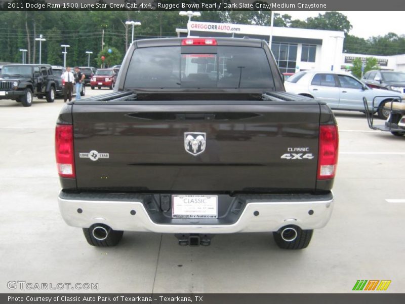 Rugged Brown Pearl / Dark Slate Gray/Medium Graystone 2011 Dodge Ram 1500 Lone Star Crew Cab 4x4