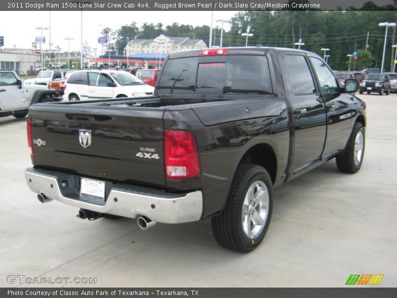 Rugged Brown Pearl / Dark Slate Gray/Medium Graystone 2011 Dodge Ram 1500 Lone Star Crew Cab 4x4