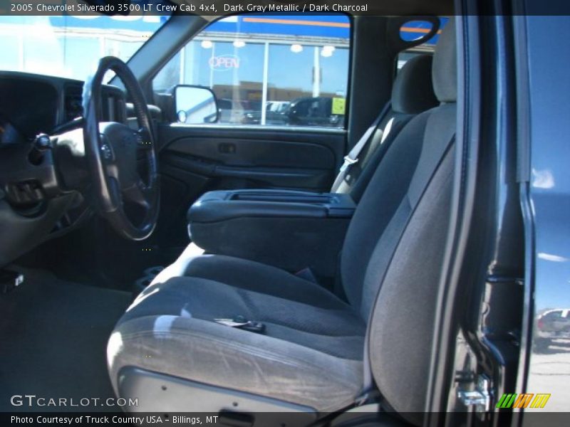 Dark Gray Metallic / Dark Charcoal 2005 Chevrolet Silverado 3500 LT Crew Cab 4x4