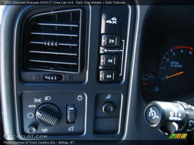 Dark Gray Metallic / Dark Charcoal 2005 Chevrolet Silverado 3500 LT Crew Cab 4x4