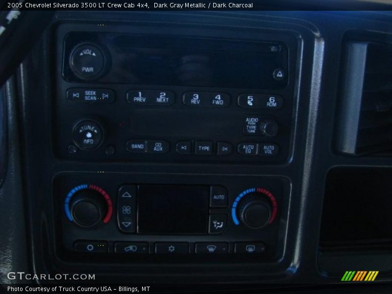 Dark Gray Metallic / Dark Charcoal 2005 Chevrolet Silverado 3500 LT Crew Cab 4x4