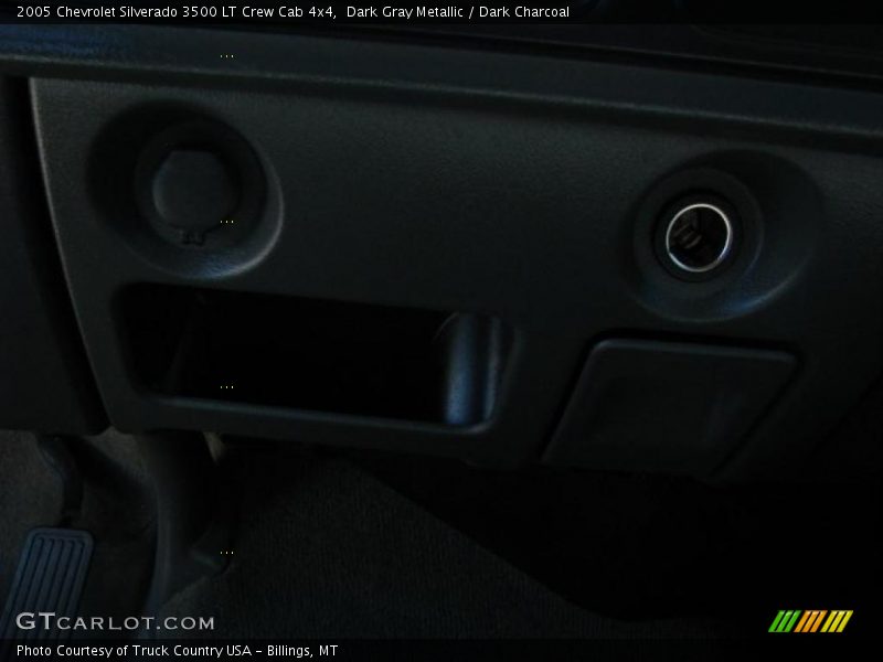 Dark Gray Metallic / Dark Charcoal 2005 Chevrolet Silverado 3500 LT Crew Cab 4x4
