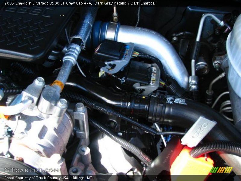 Dark Gray Metallic / Dark Charcoal 2005 Chevrolet Silverado 3500 LT Crew Cab 4x4