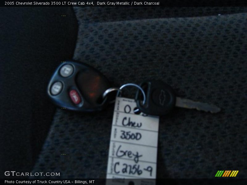 Dark Gray Metallic / Dark Charcoal 2005 Chevrolet Silverado 3500 LT Crew Cab 4x4