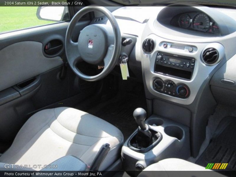 Black Onyx / Grey 2004 Saturn ION 2 Sedan