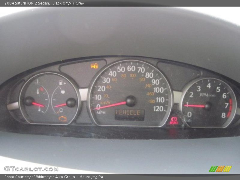 Black Onyx / Grey 2004 Saturn ION 2 Sedan