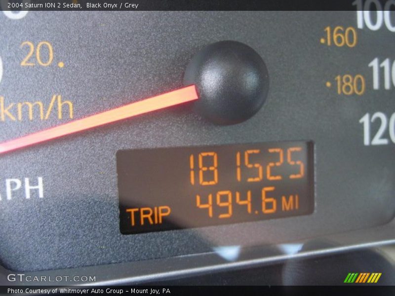 Black Onyx / Grey 2004 Saturn ION 2 Sedan