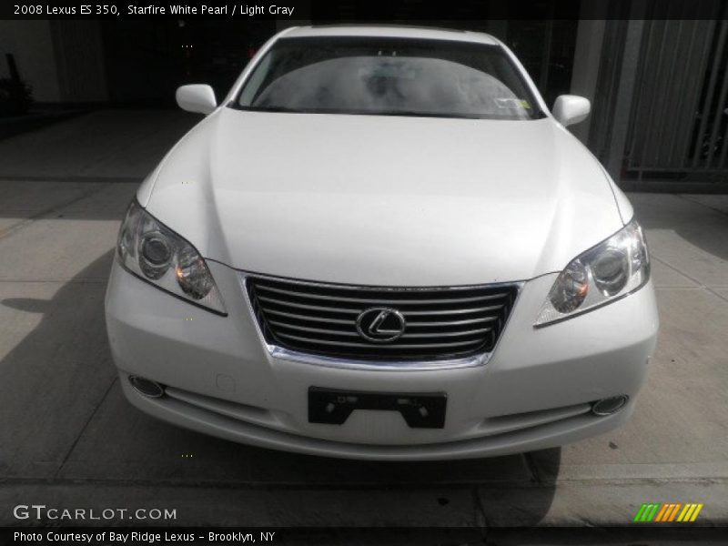 Starfire White Pearl / Light Gray 2008 Lexus ES 350