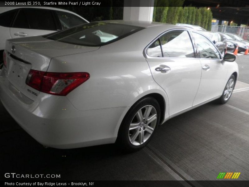 Starfire White Pearl / Light Gray 2008 Lexus ES 350