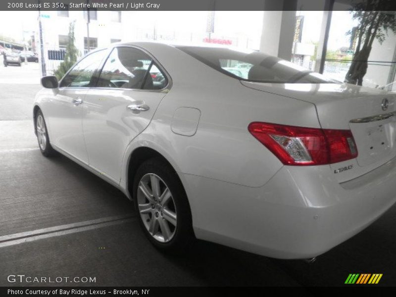 Starfire White Pearl / Light Gray 2008 Lexus ES 350