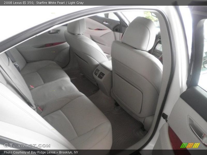Starfire White Pearl / Light Gray 2008 Lexus ES 350