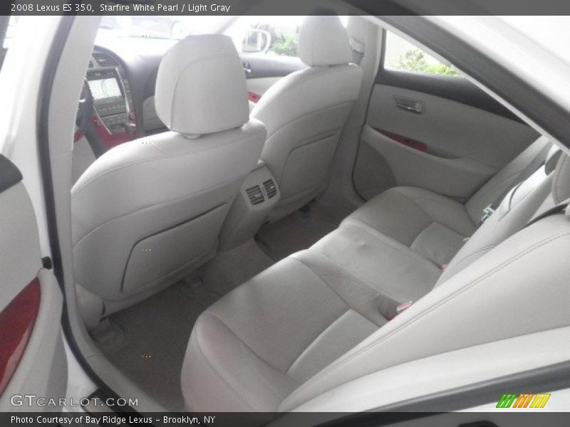Starfire White Pearl / Light Gray 2008 Lexus ES 350