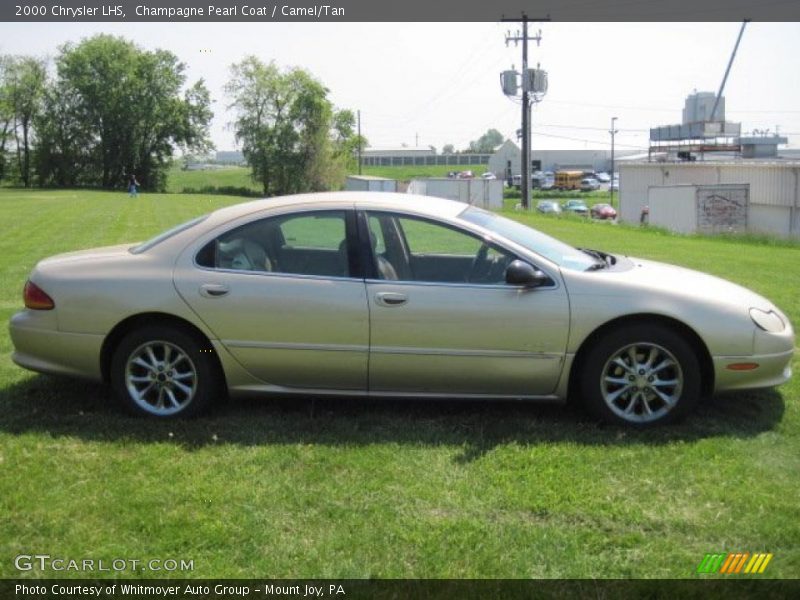 Champagne Pearl Coat / Camel/Tan 2000 Chrysler LHS