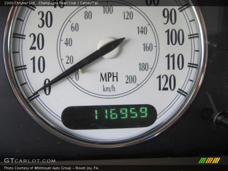 Champagne Pearl Coat / Camel/Tan 2000 Chrysler LHS