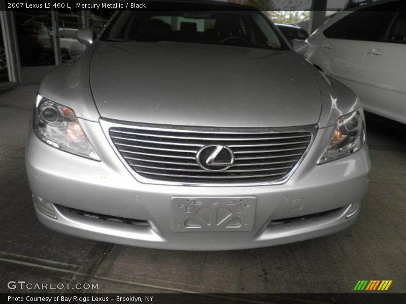 Mercury Metallic / Black 2007 Lexus LS 460 L