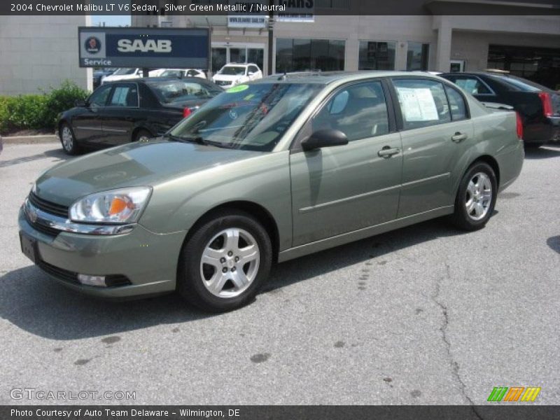 Silver Green Metallic / Neutral 2004 Chevrolet Malibu LT V6 Sedan