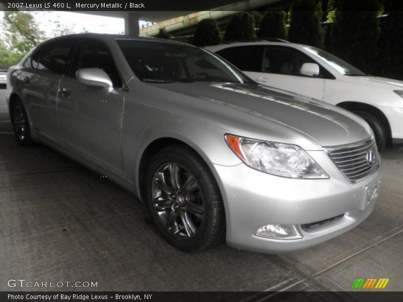 Mercury Metallic / Black 2007 Lexus LS 460 L
