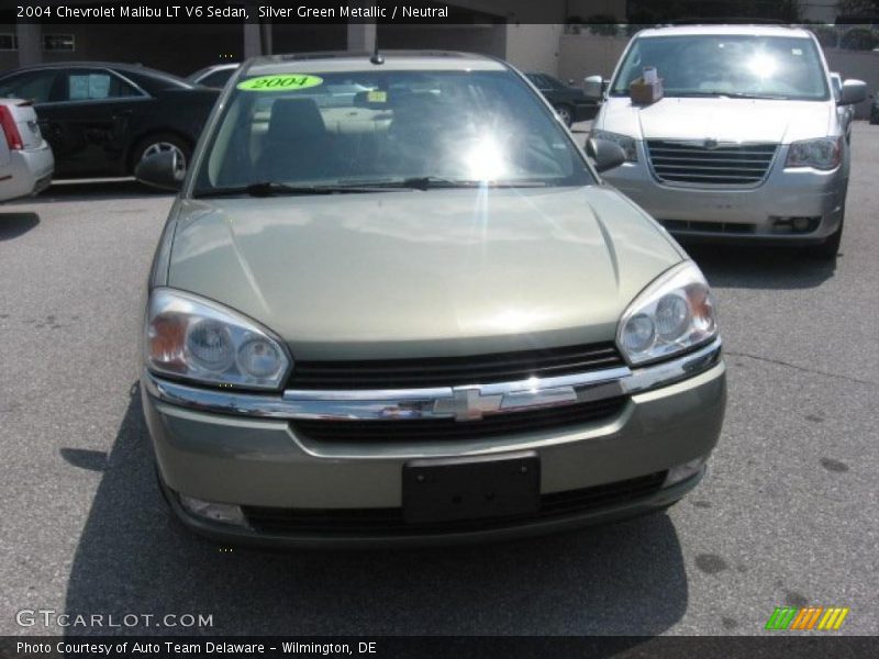 Silver Green Metallic / Neutral 2004 Chevrolet Malibu LT V6 Sedan