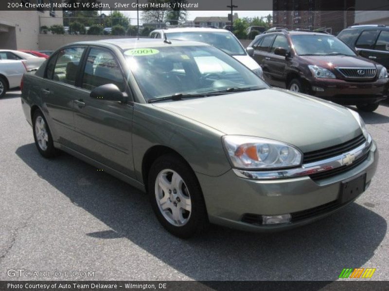 Silver Green Metallic / Neutral 2004 Chevrolet Malibu LT V6 Sedan