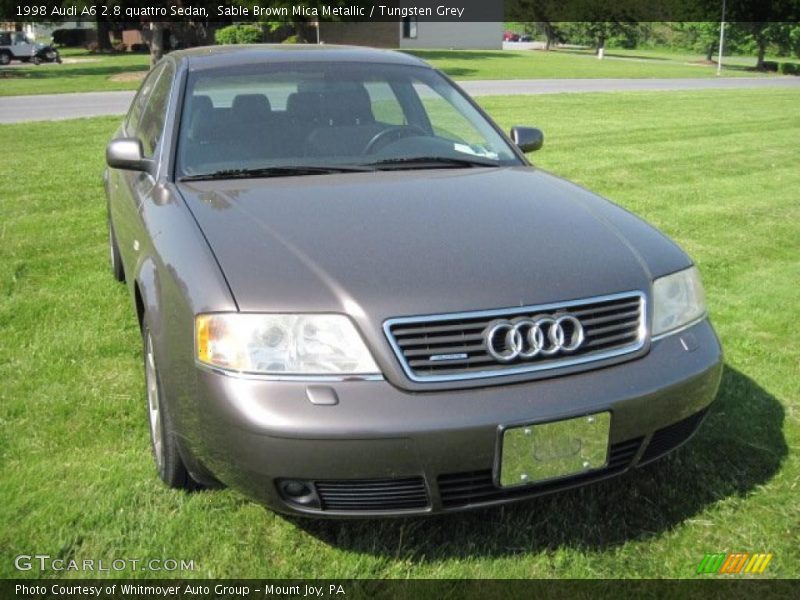Sable Brown Mica Metallic / Tungsten Grey 1998 Audi A6 2.8 quattro Sedan