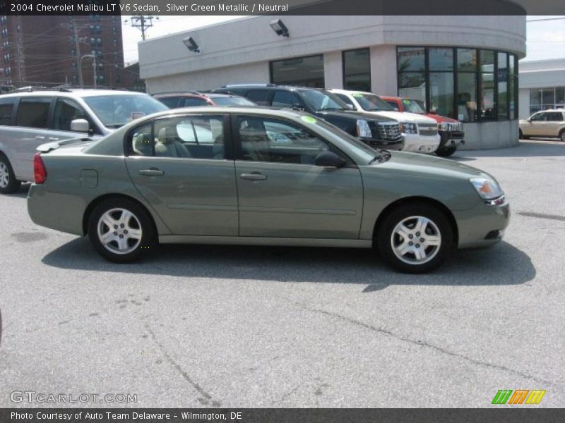 Silver Green Metallic / Neutral 2004 Chevrolet Malibu LT V6 Sedan