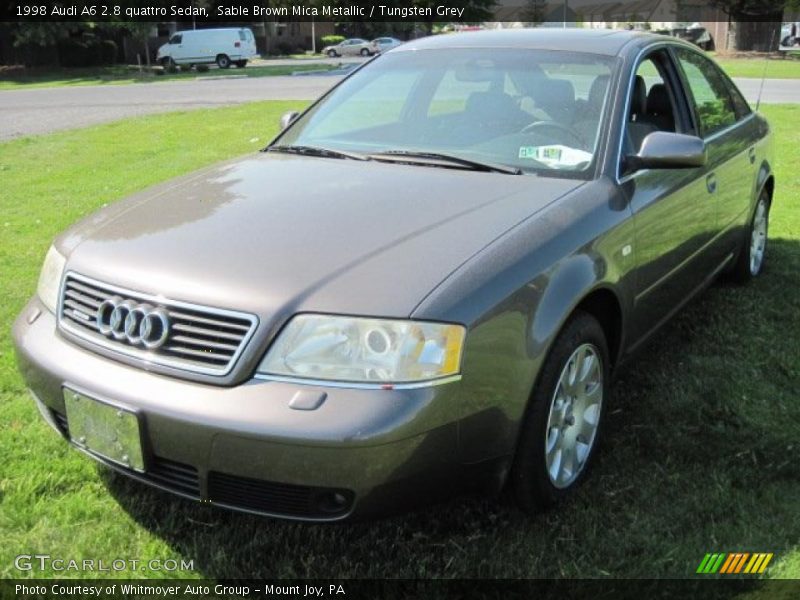 Sable Brown Mica Metallic / Tungsten Grey 1998 Audi A6 2.8 quattro Sedan