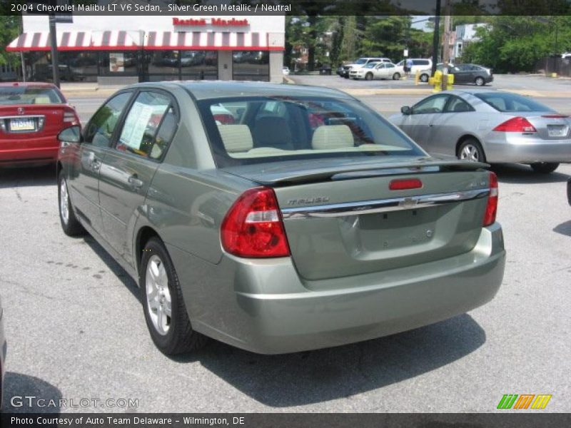 Silver Green Metallic / Neutral 2004 Chevrolet Malibu LT V6 Sedan