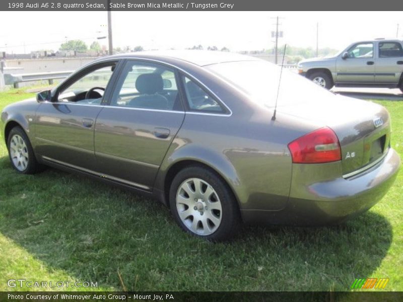 Sable Brown Mica Metallic / Tungsten Grey 1998 Audi A6 2.8 quattro Sedan