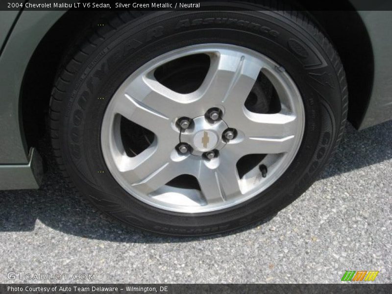 Silver Green Metallic / Neutral 2004 Chevrolet Malibu LT V6 Sedan