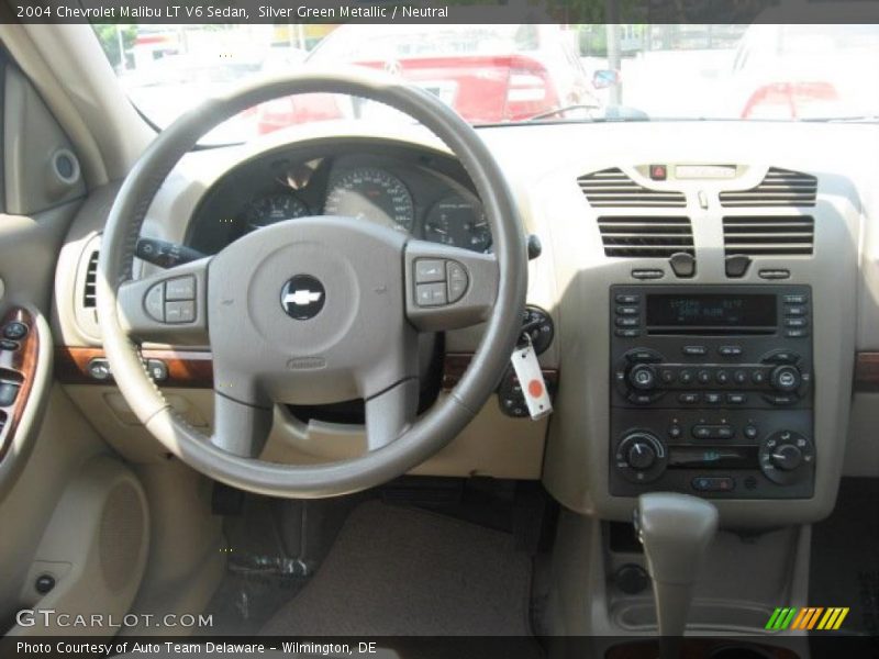 Silver Green Metallic / Neutral 2004 Chevrolet Malibu LT V6 Sedan