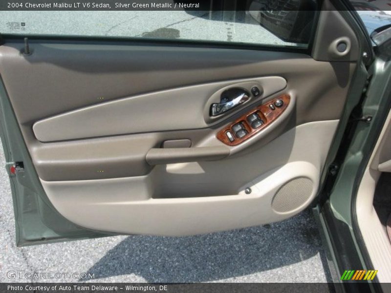 Silver Green Metallic / Neutral 2004 Chevrolet Malibu LT V6 Sedan