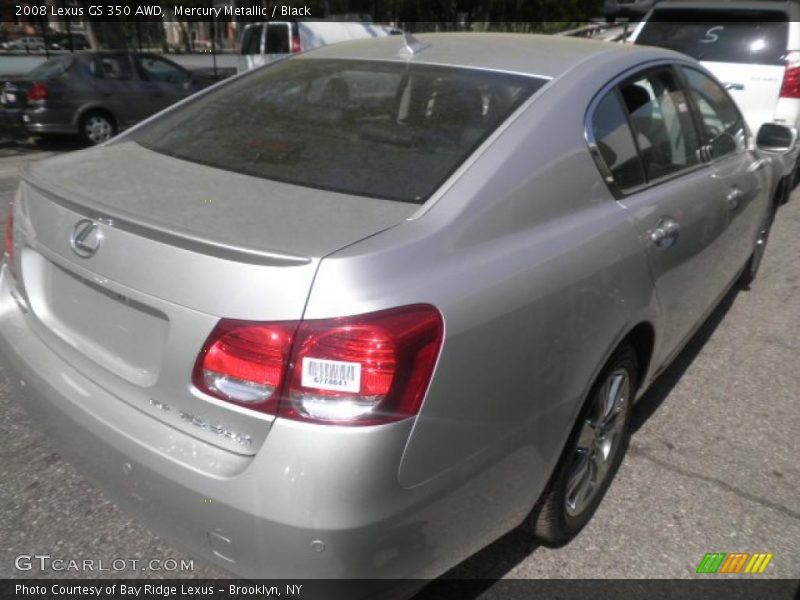 Mercury Metallic / Black 2008 Lexus GS 350 AWD