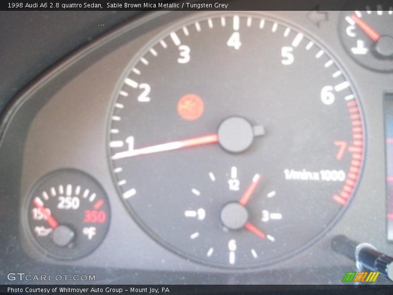 Sable Brown Mica Metallic / Tungsten Grey 1998 Audi A6 2.8 quattro Sedan