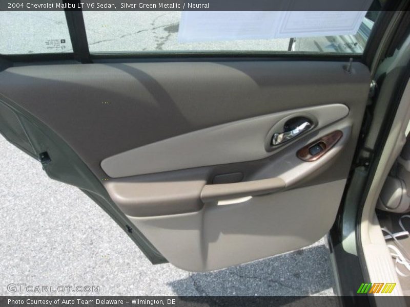 Silver Green Metallic / Neutral 2004 Chevrolet Malibu LT V6 Sedan