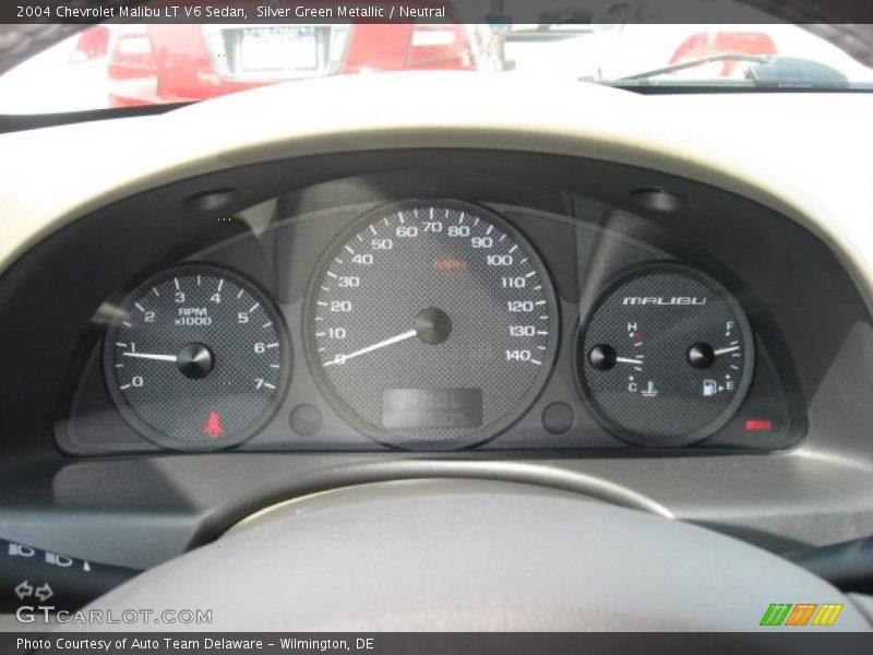Silver Green Metallic / Neutral 2004 Chevrolet Malibu LT V6 Sedan