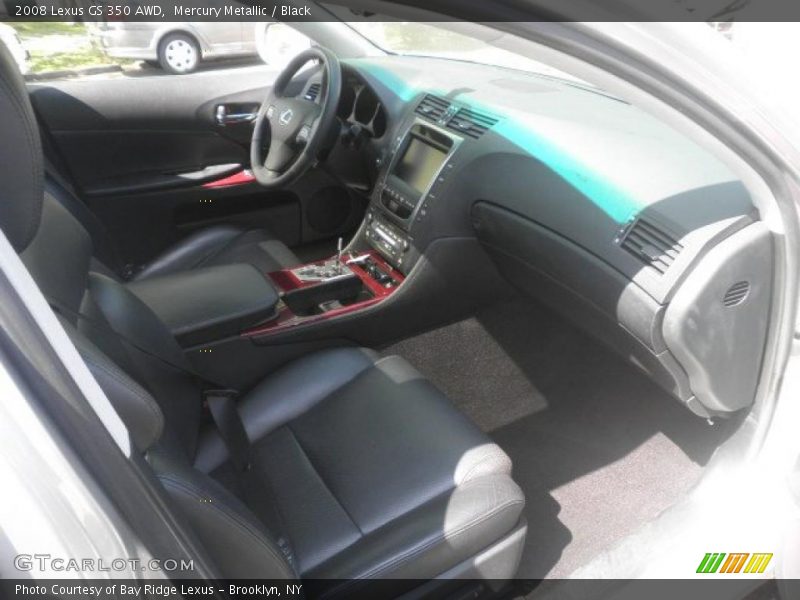 Mercury Metallic / Black 2008 Lexus GS 350 AWD