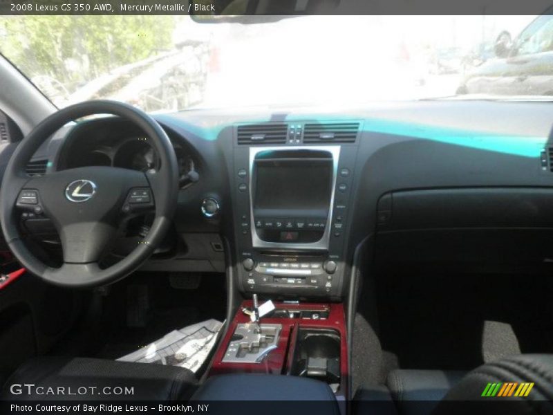 Mercury Metallic / Black 2008 Lexus GS 350 AWD