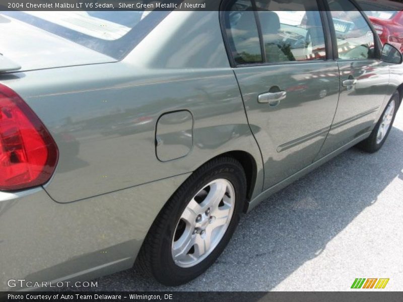 Silver Green Metallic / Neutral 2004 Chevrolet Malibu LT V6 Sedan
