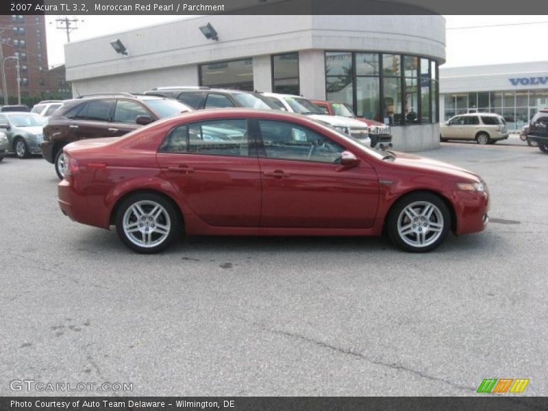 Moroccan Red Pearl / Parchment 2007 Acura TL 3.2