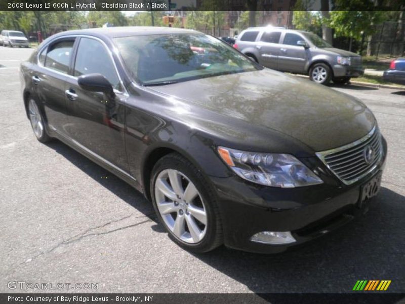Obsidian Black / Black 2008 Lexus LS 600h L Hybrid
