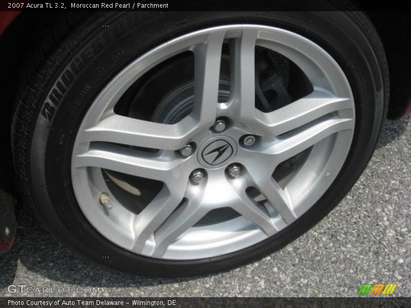 Moroccan Red Pearl / Parchment 2007 Acura TL 3.2